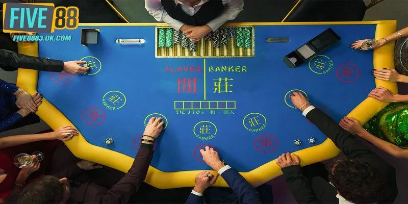 Có 3 loại cửa cược cơ bản là player, banker và tie để hội viên cân nhắc chọn